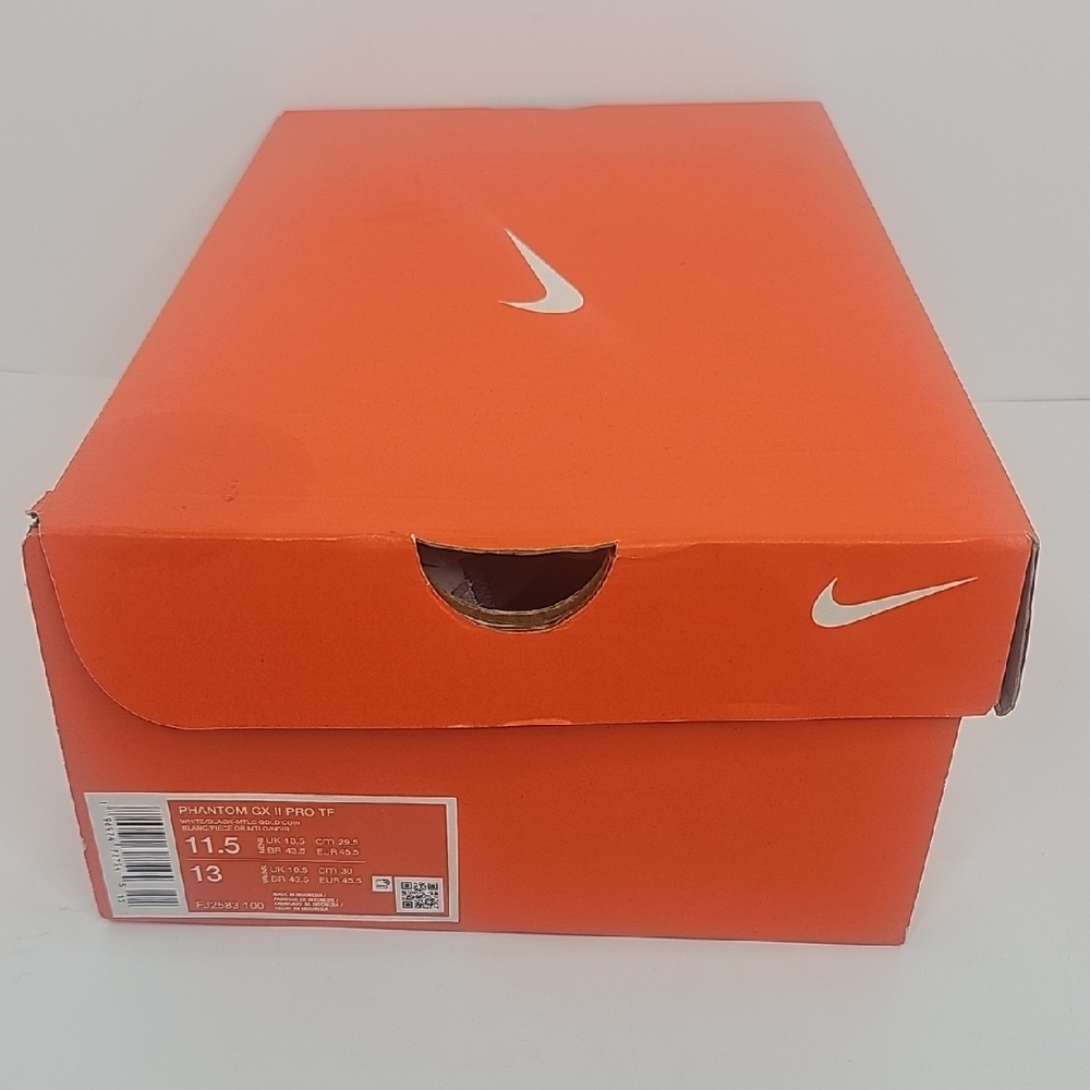 Men's Nike Dunk Low Retro, Size 11 - White / Light Carbon / Platinum Tint - Picture 14 of 14